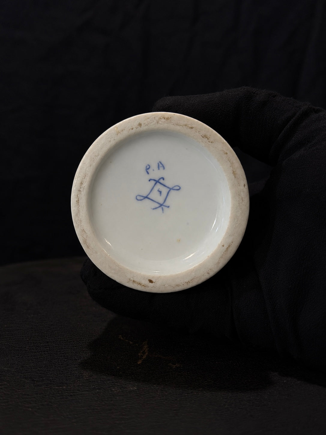 Vintage European Porcelain Apothecary Jar "OPIUM"