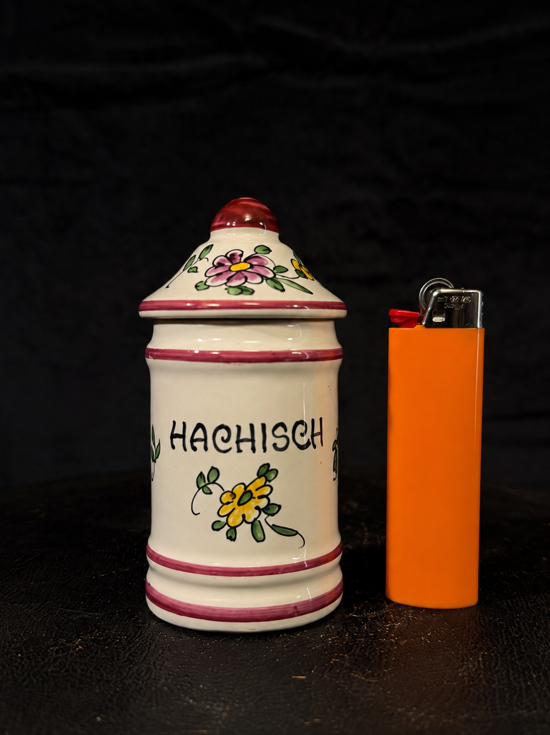 Vintage French “Hashish” Apothecary Jar P