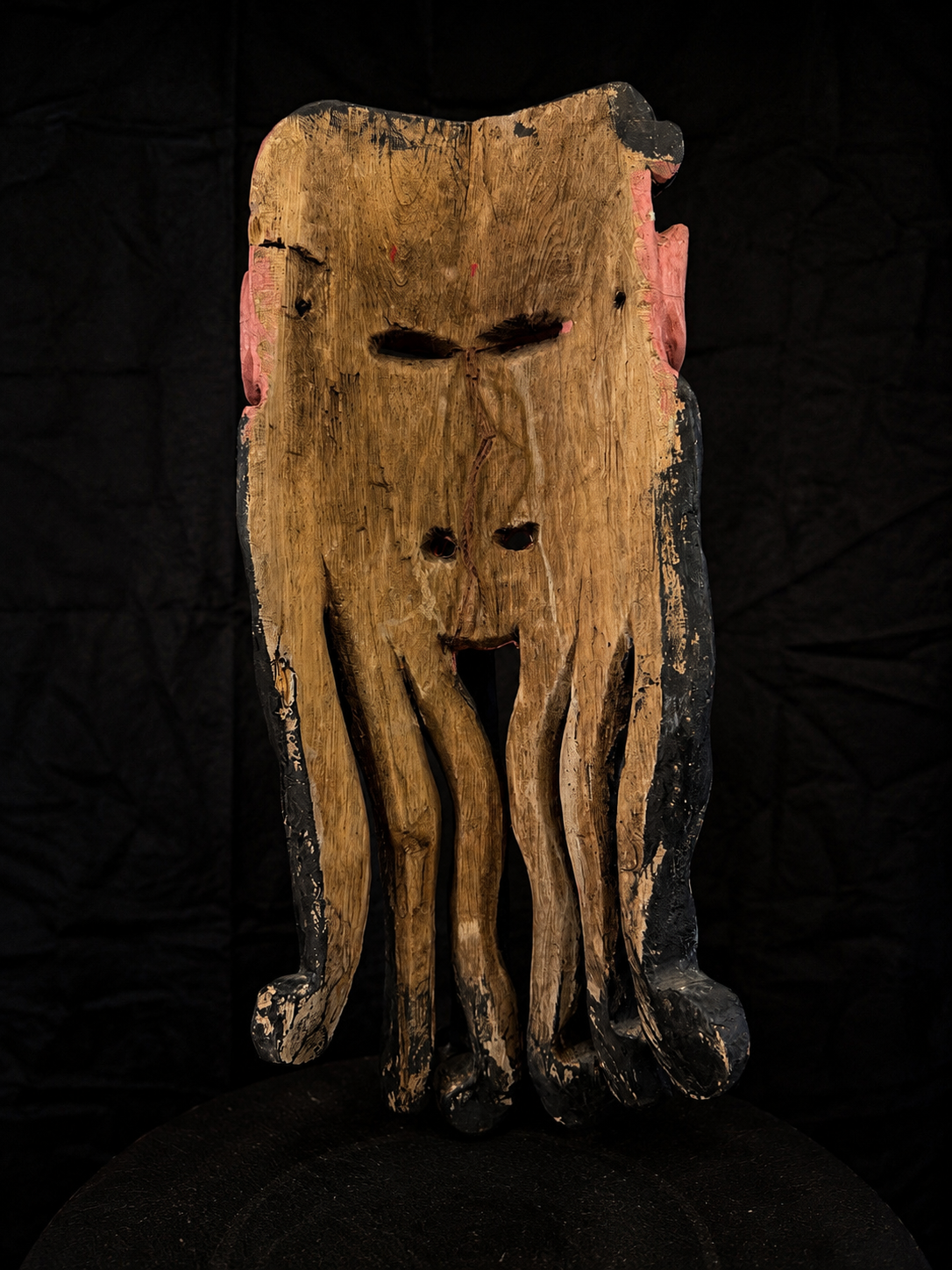 Large Vintage Guerrero Barbón Mask
