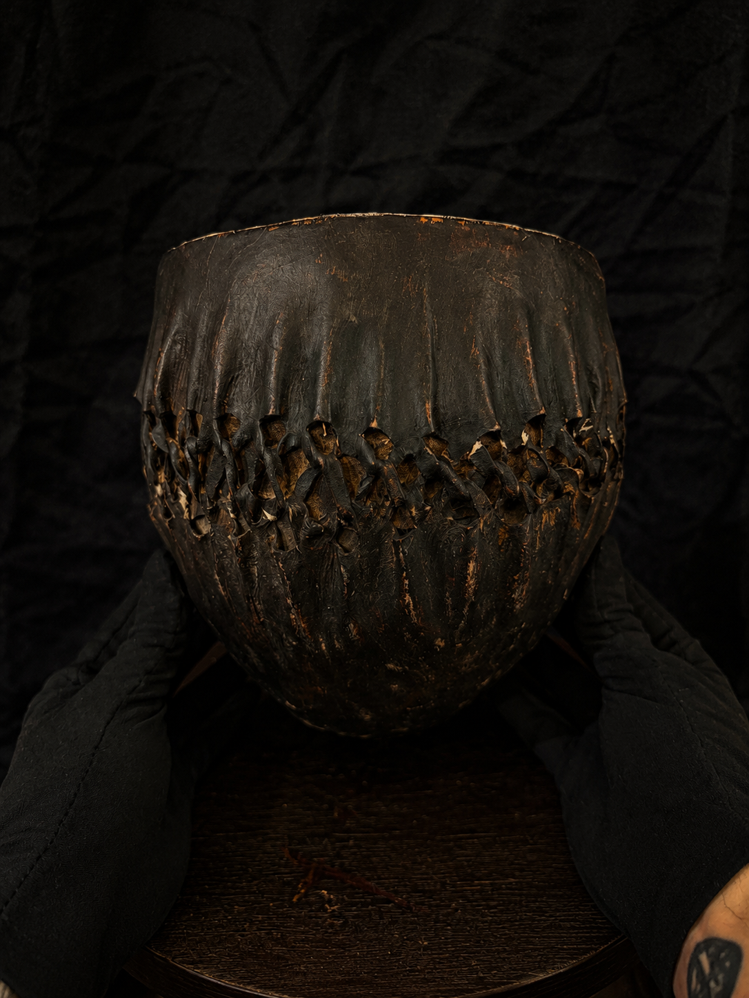 Ethiopian Orthodox Ritual Drum (Kebero)
