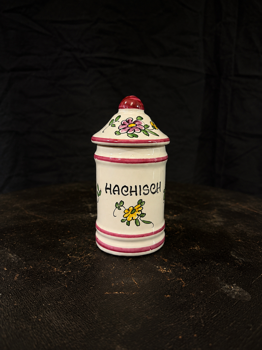 Vintage French “Hashish” Apothecary Jar P