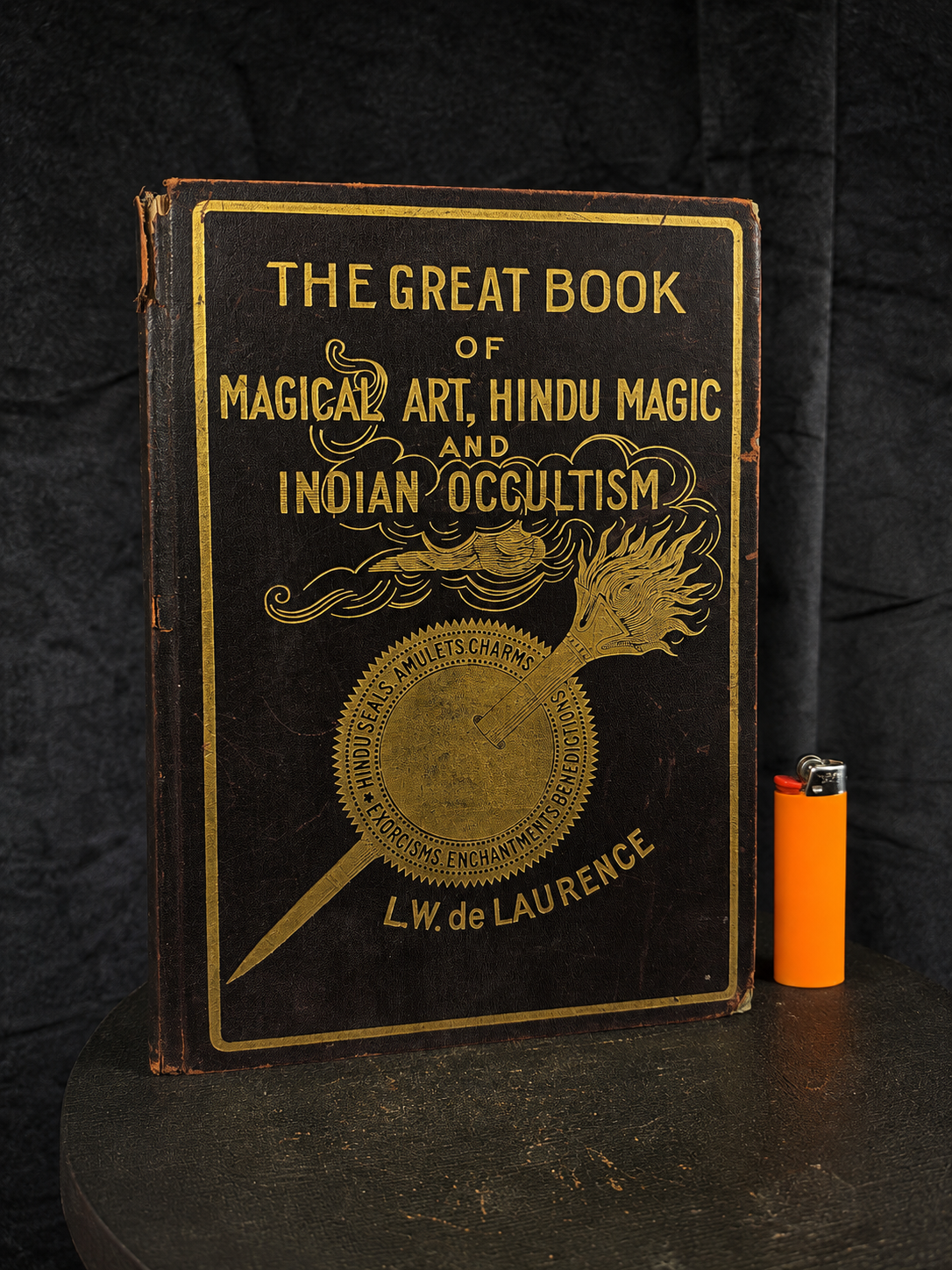 The Great Book of Magical Art, Hindu Magic, and Indian Occultism (1939) Dark Cover