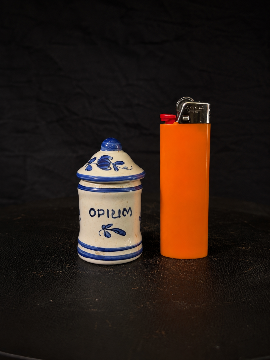 Vintage French “Opium” Apothecary Jar