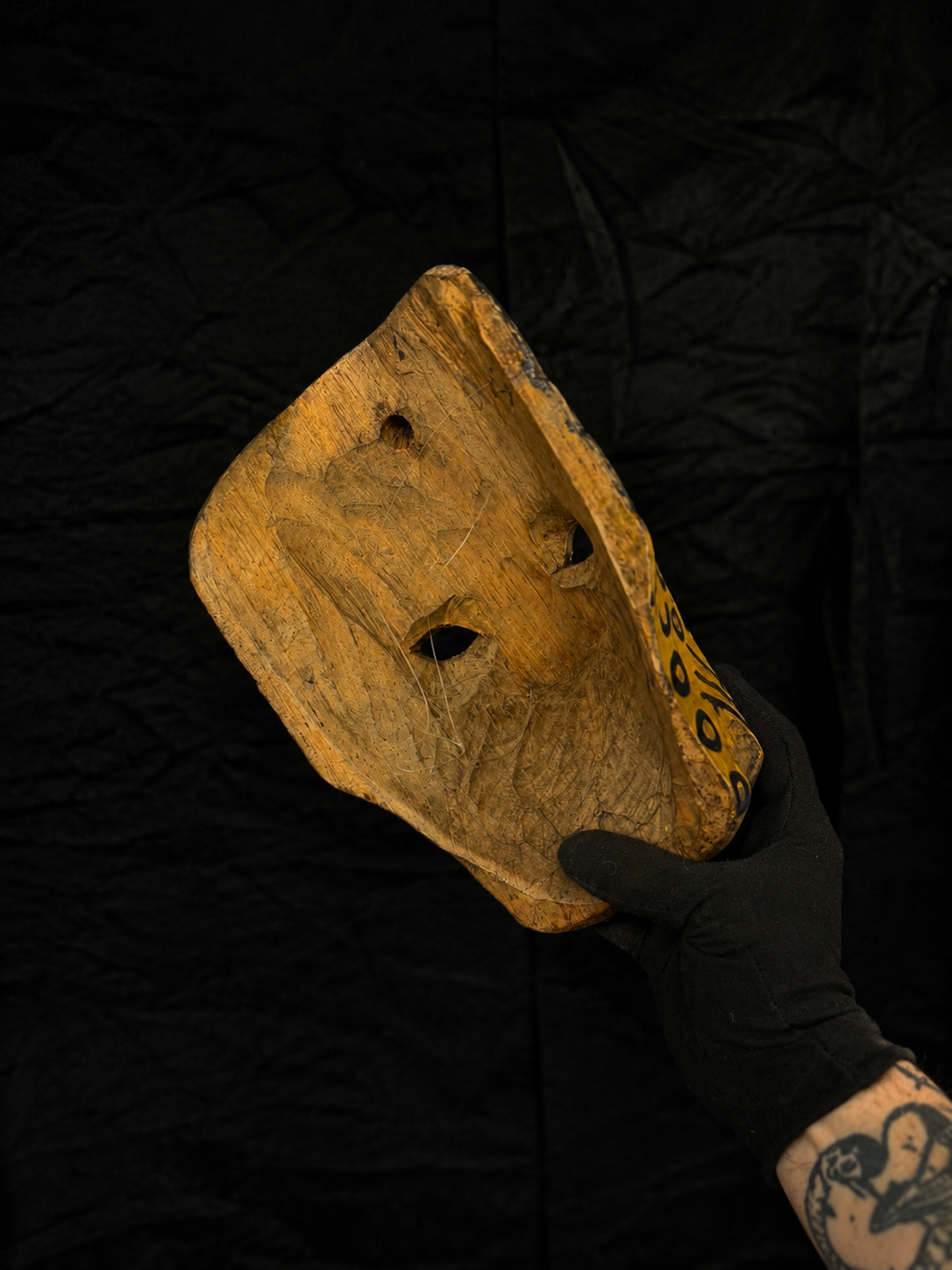 Vintage Mexican Tecuani Jaguar Dance Mask