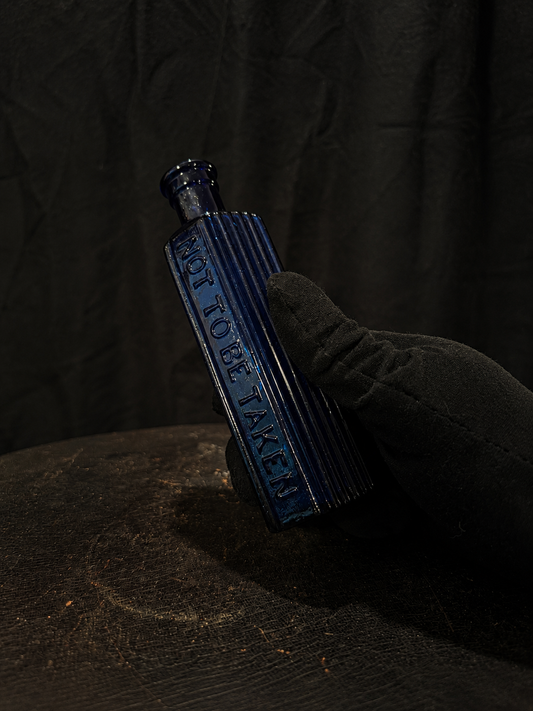 Victorian Era "NOT TO BE TAKEN" Poison Bottle #1