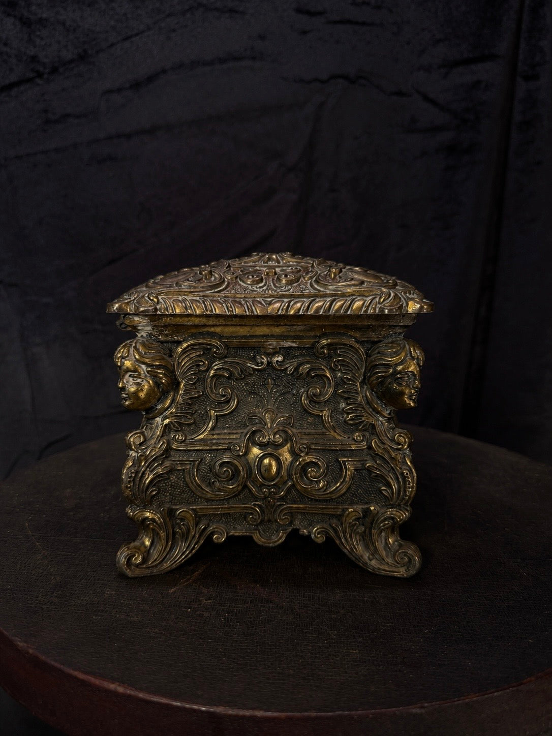 Vintage Italian Keepsake Casket Rococo Revival