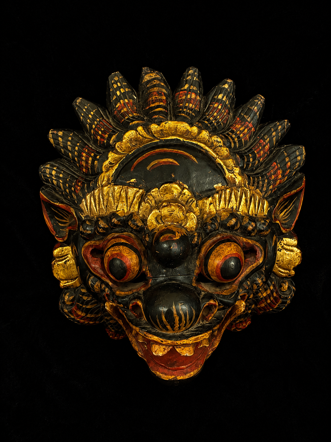 Vintage Balinese Guardian Spirit Mask