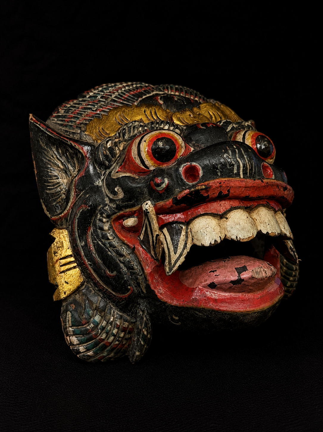 Vintage Indonesian Protective Spirit Mask