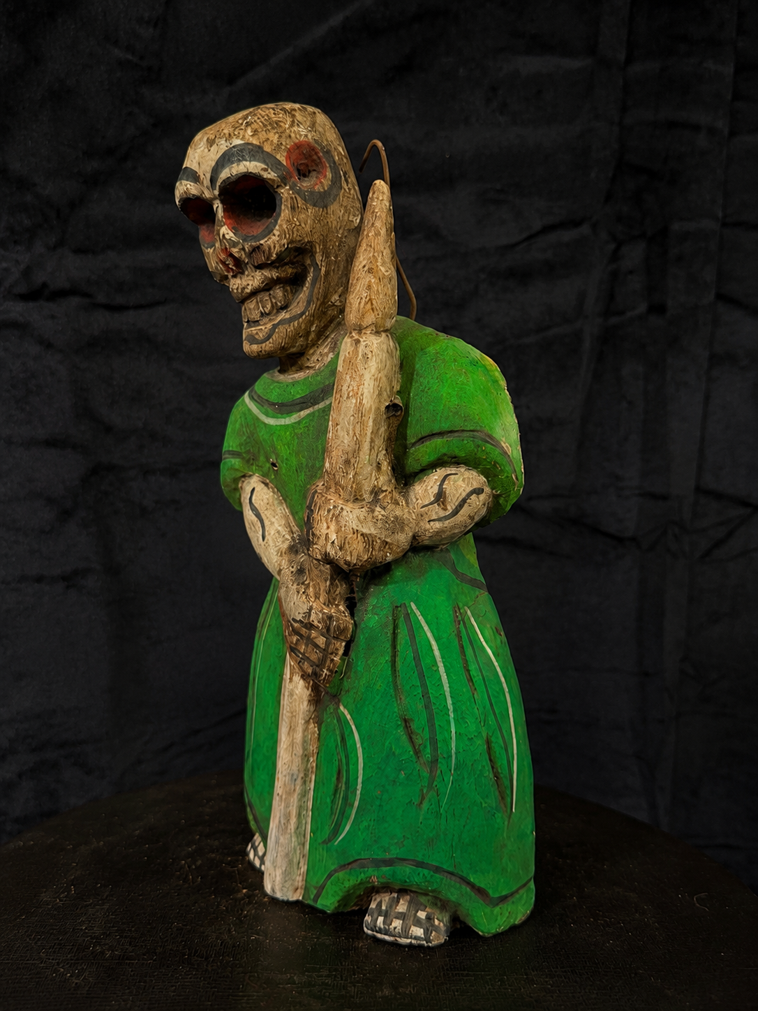 Vintage Mexican Death Statue