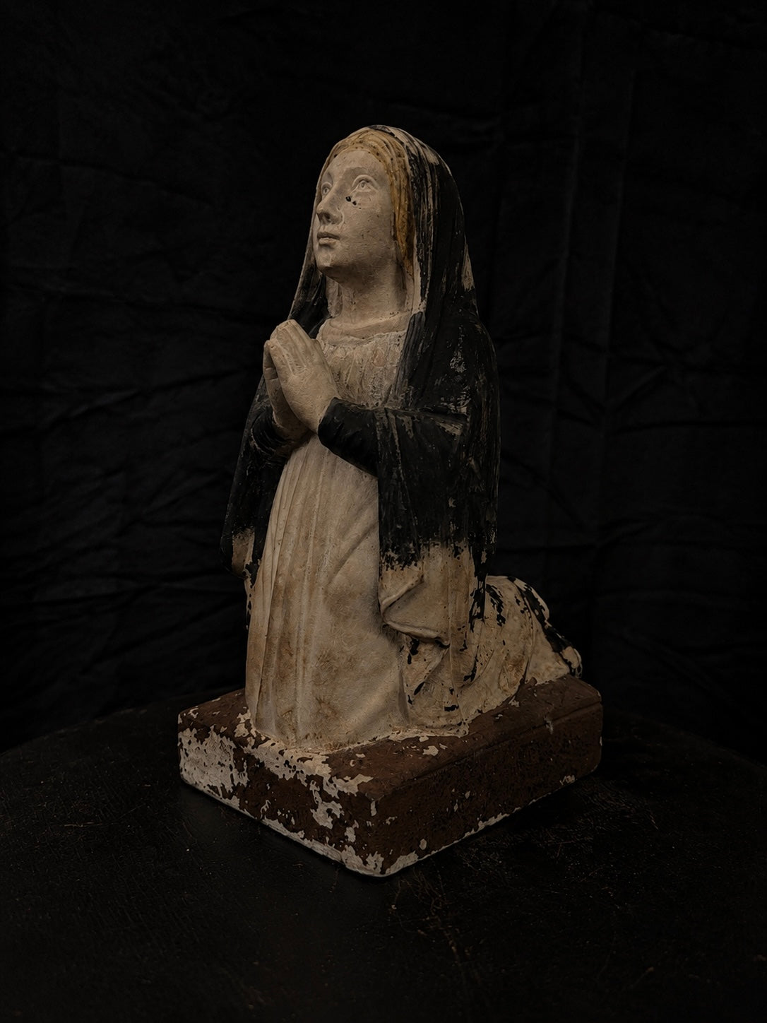 Victorian Era Cemetery Devotional Figure