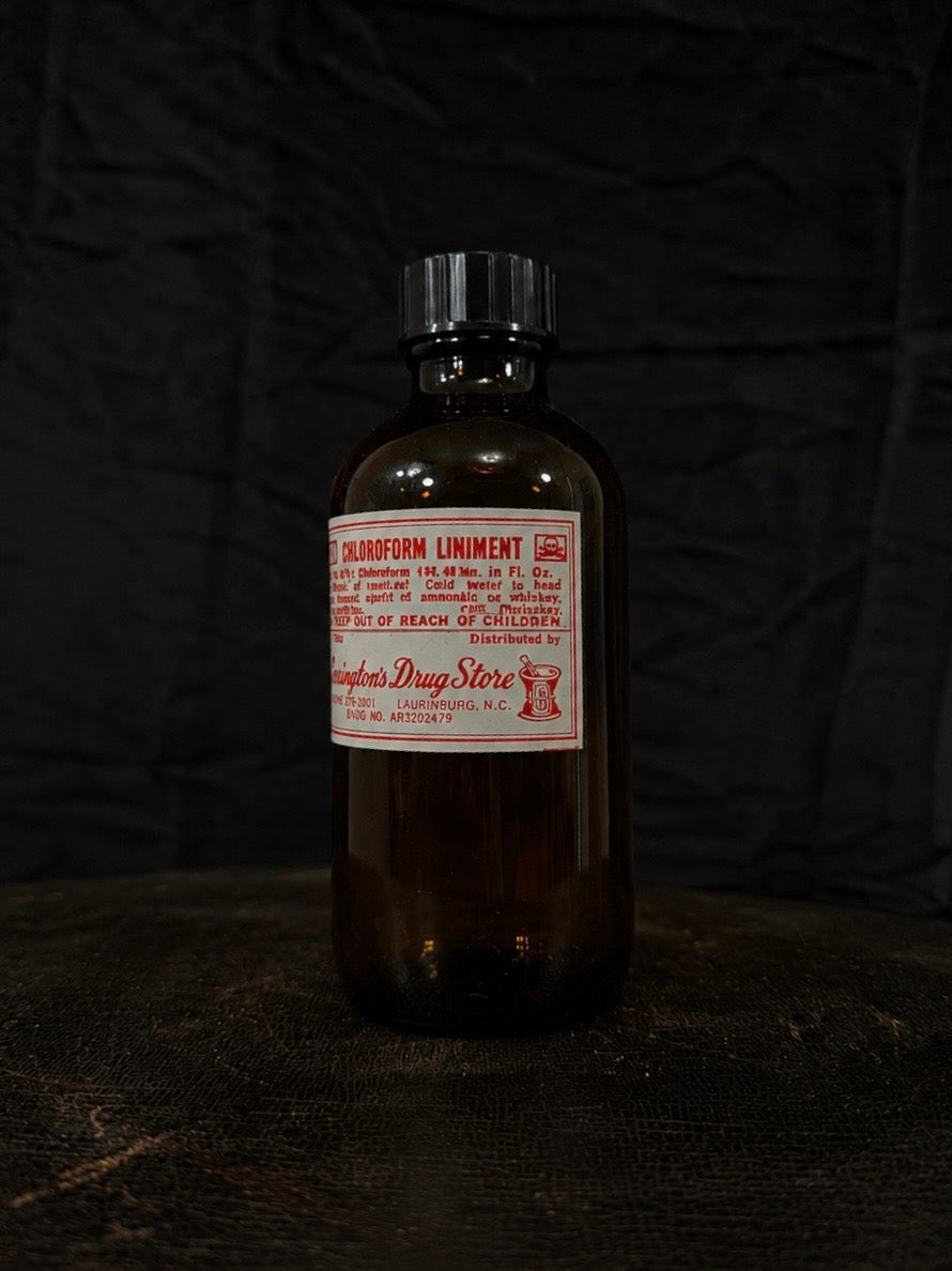 Vintage "Chloroform" Poison Bottle