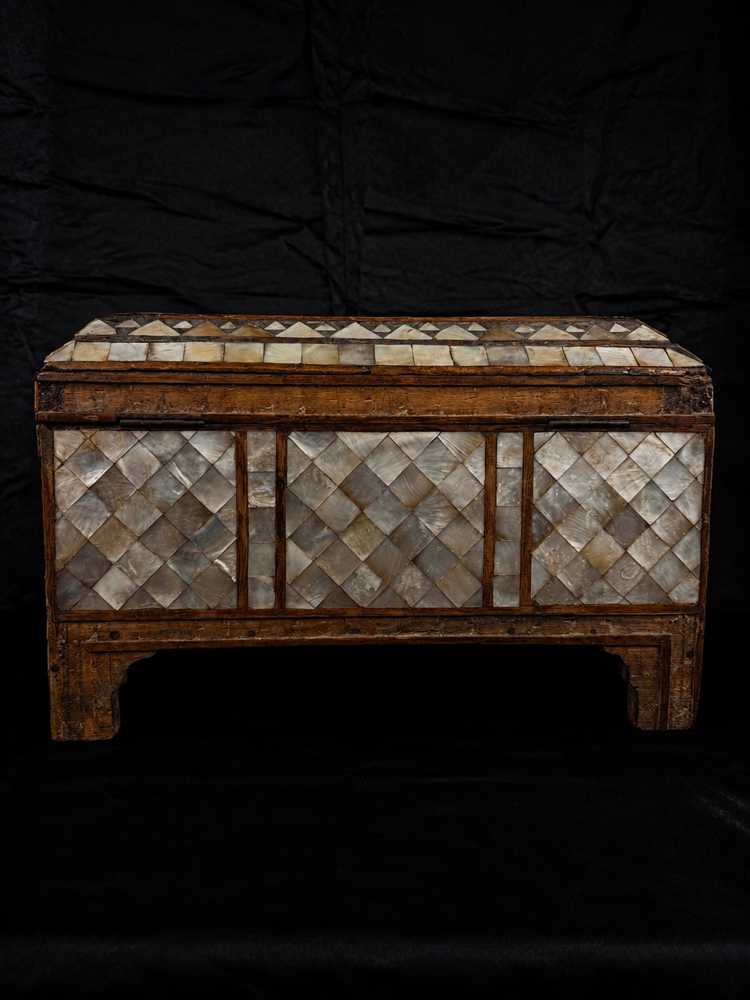 19th-Century Mother-of-Pearl Treasure Chest
