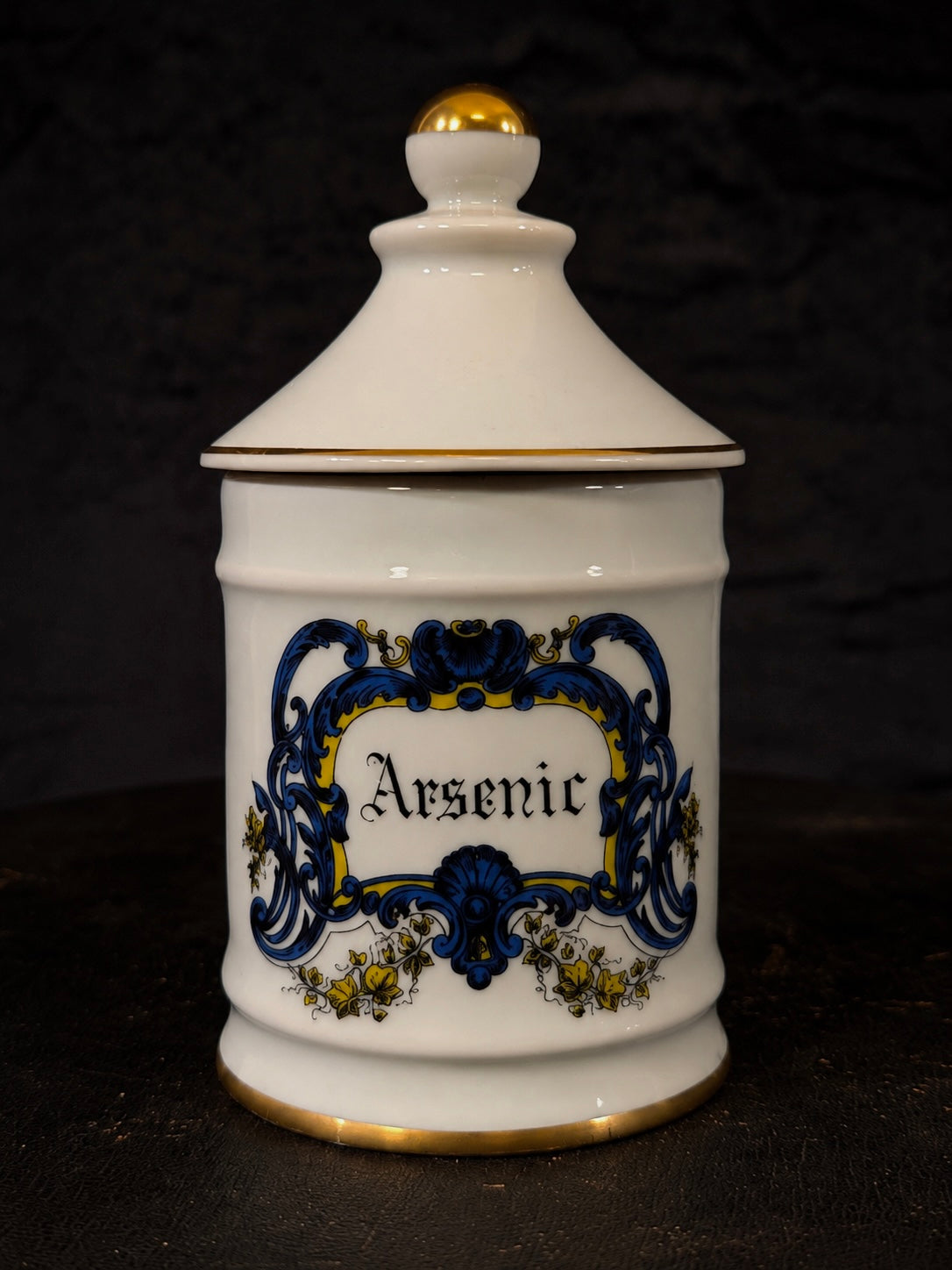 Vintage French Apothecary "Arsenic" Jar