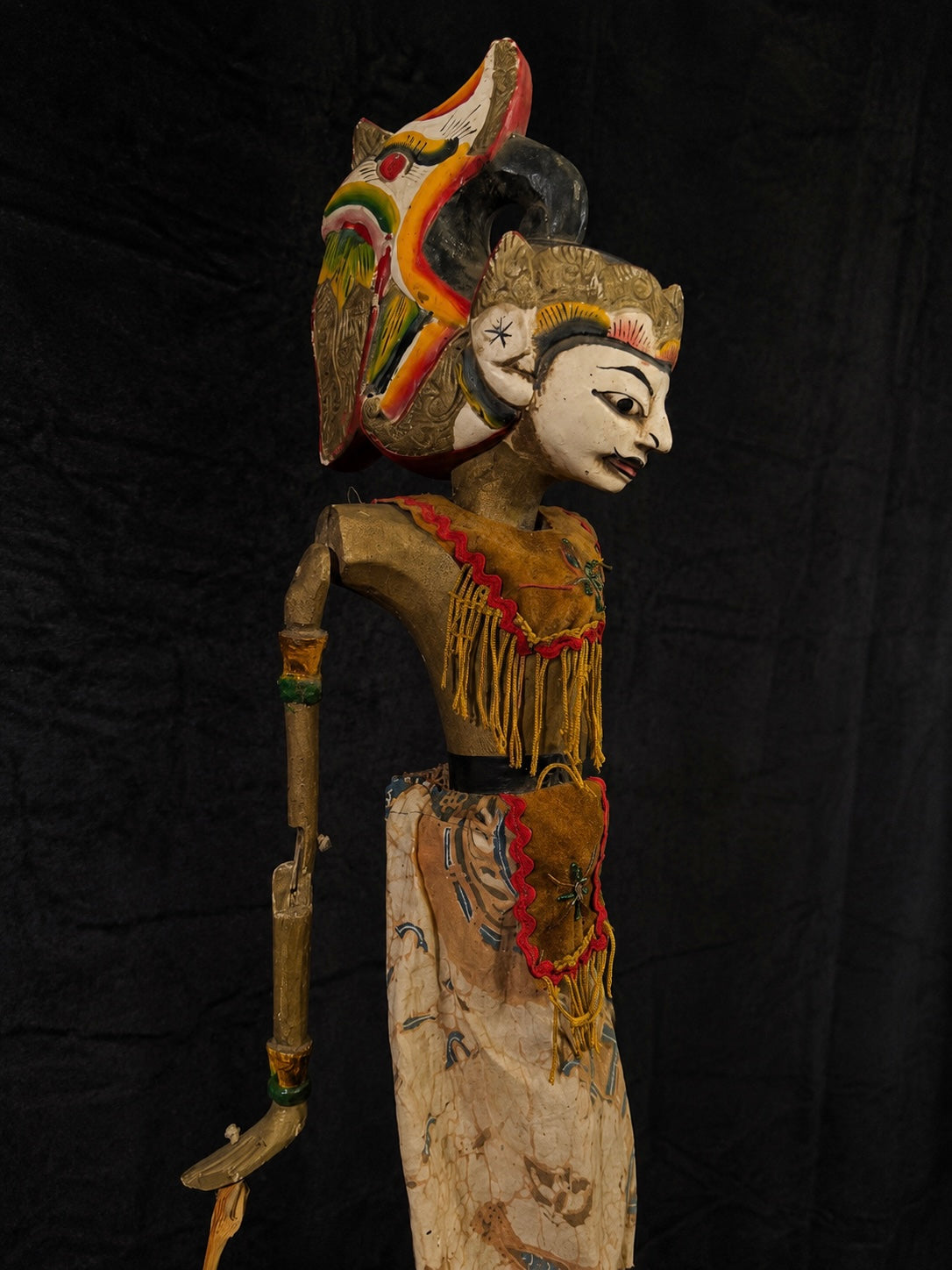 Vintage Indonesian Deity Puppet