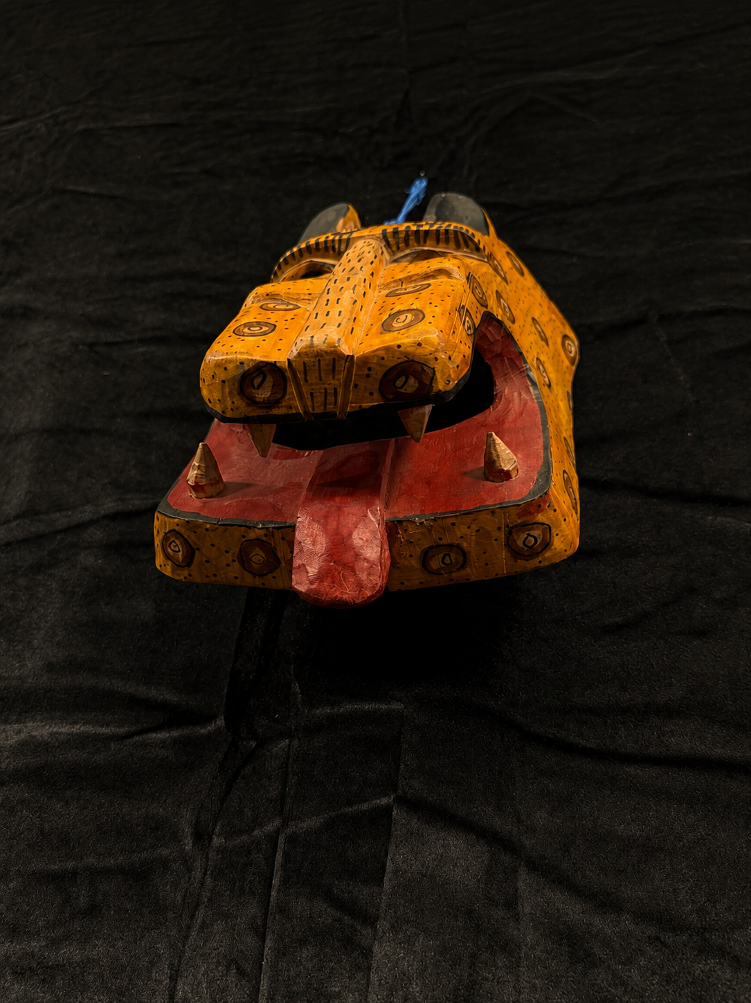 Vintage Mexican Tigre Jaguar Ceremony Mask