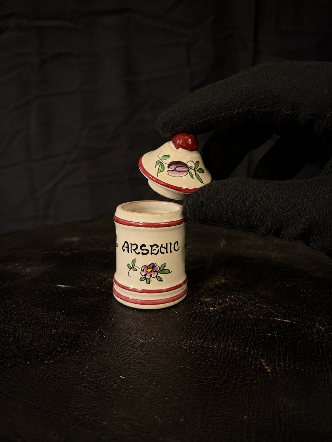 Vintage French "Arsenic" Apothecary Jar P