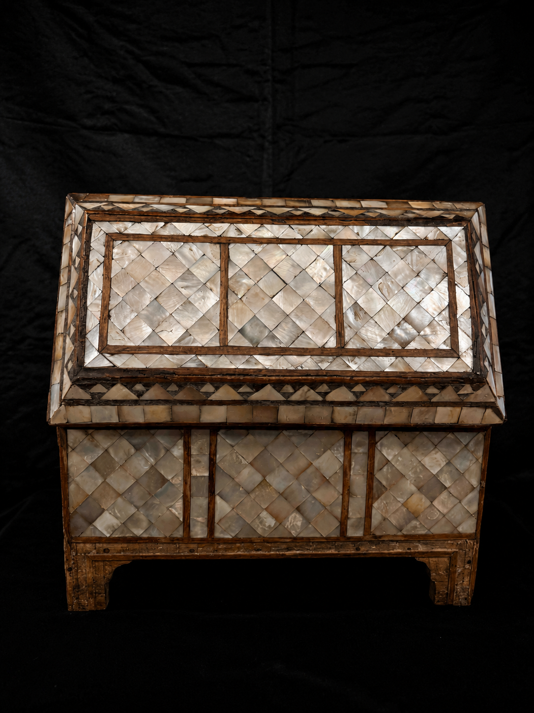19th-Century Mother-of-Pearl Treasure Chest