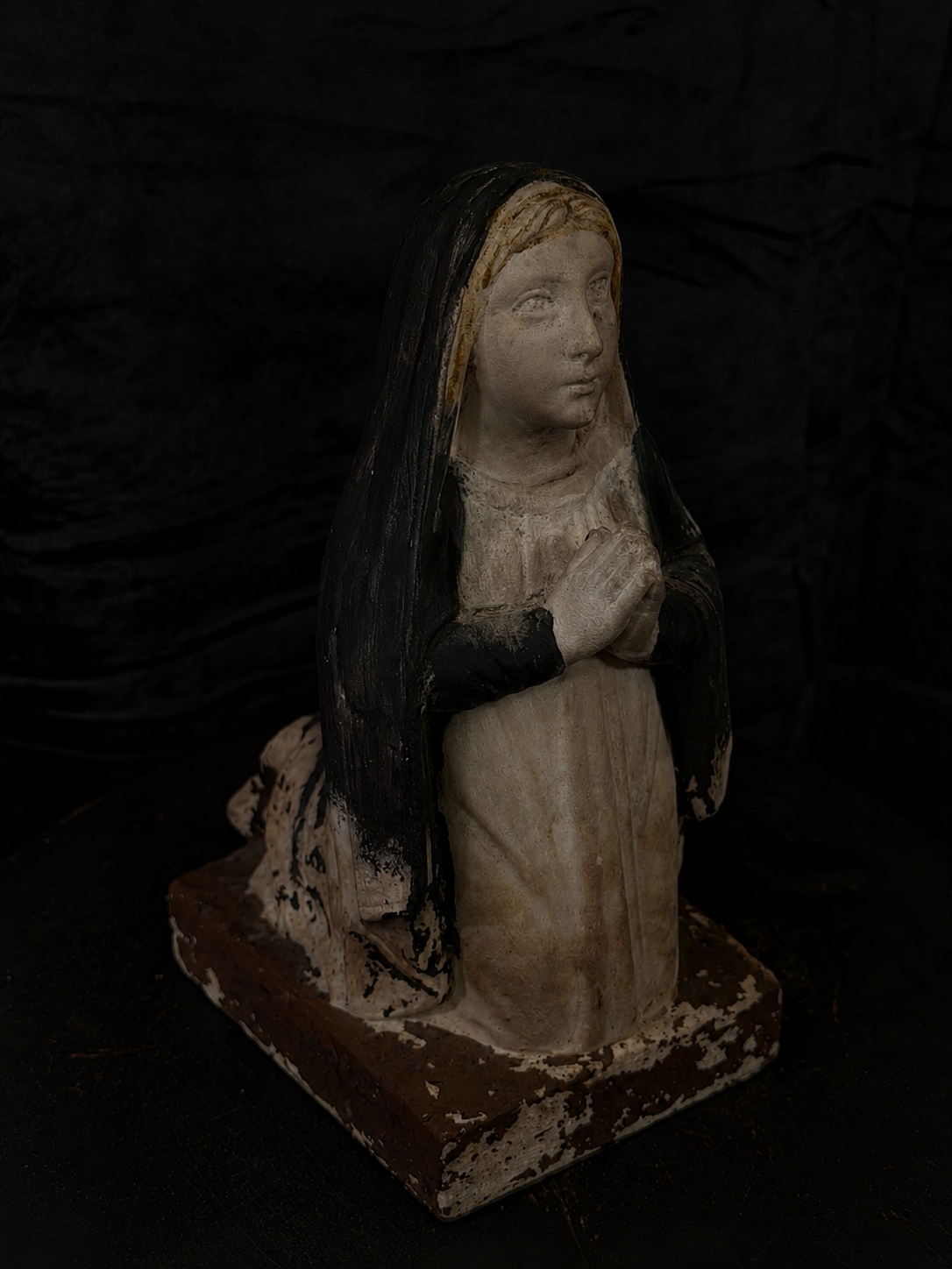 Victorian Era Cemetery Devotional Figure
