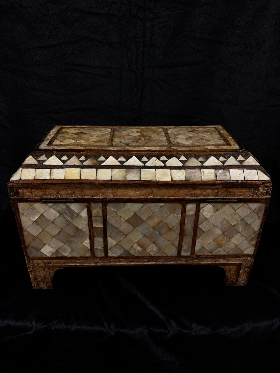 19th-Century Mother-of-Pearl Treasure Chest