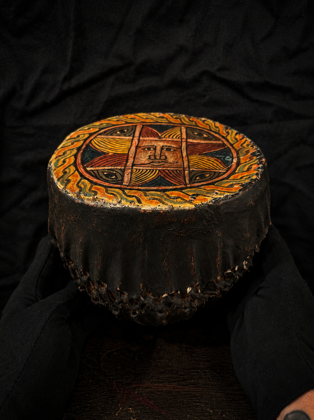 Ethiopian Orthodox Ritual Drum (Kebero)