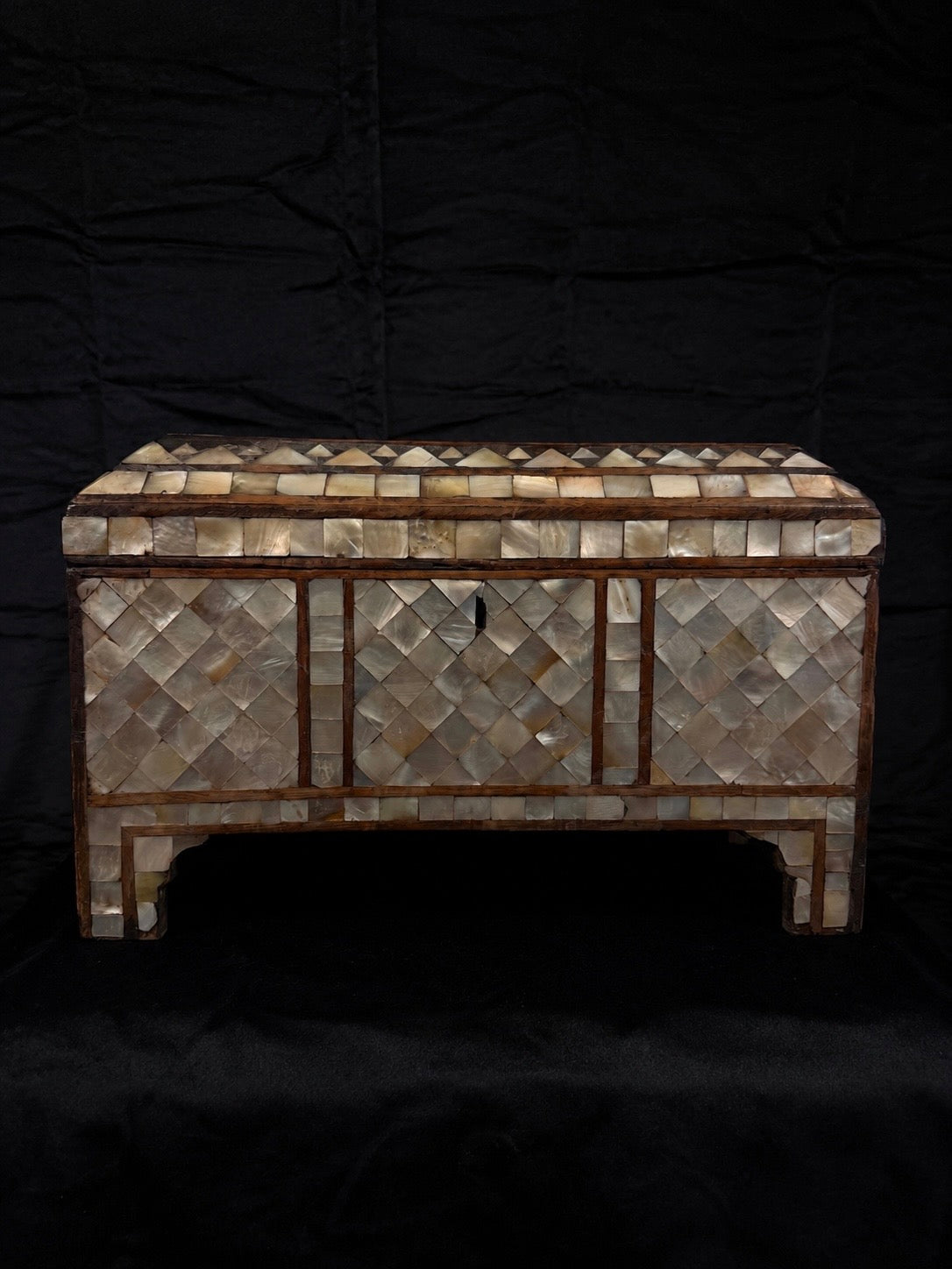 19th-Century Mother-of-Pearl Treasure Chest