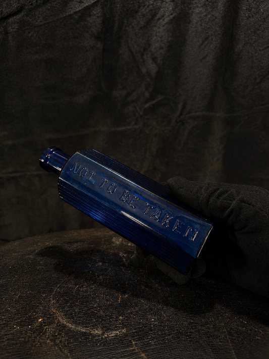 Victorian Era "NOT TO BE TAKEN" Poison Bottle #2