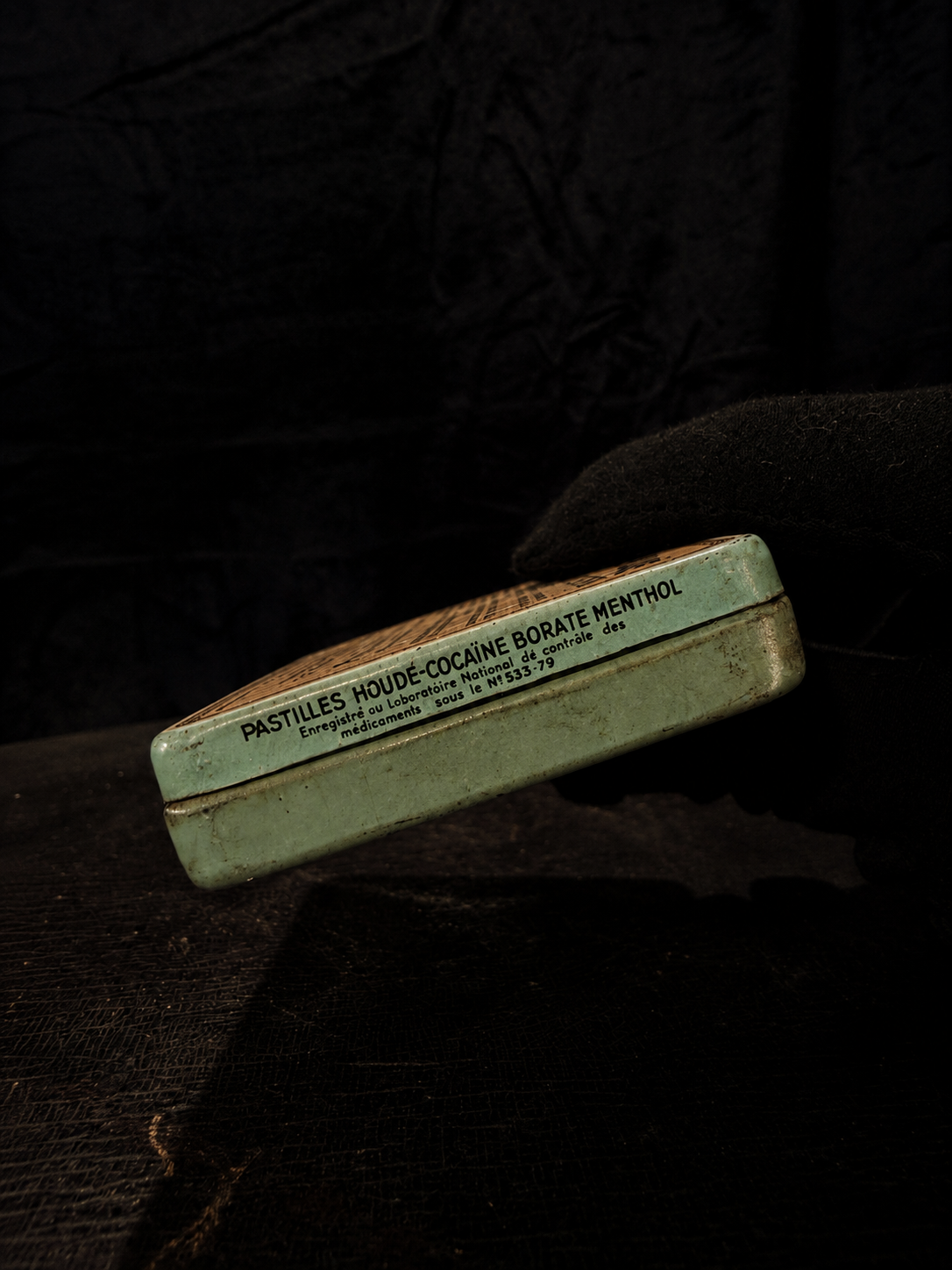Antique French "Cocaïne" Pastilles Apothecary Tin #3