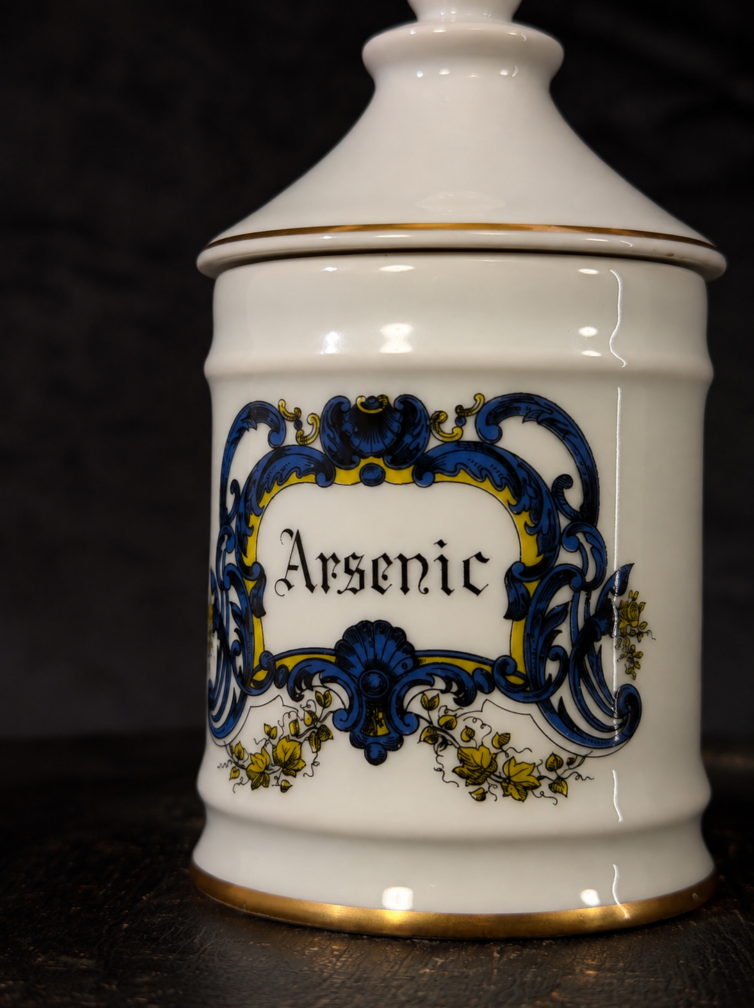 Vintage French Apothecary "Arsenic" Jar