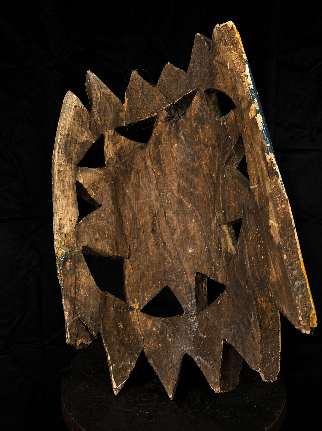 Large Vintage Mexican Celestial Sun Face Mask