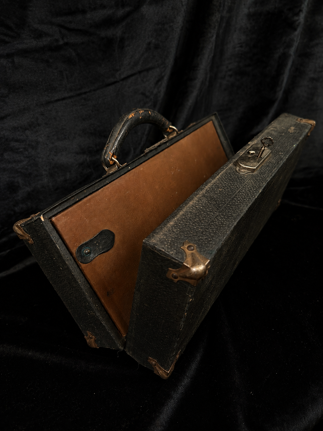 Antique Mortician’s Restorative Surgery Kit w/ Original Wax Jars & Key