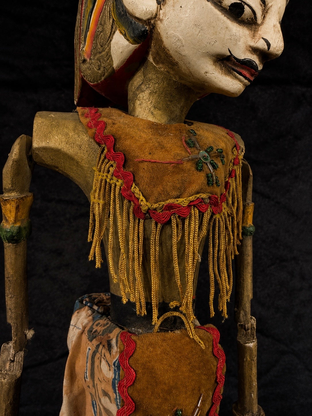 Vintage Indonesian Deity Puppet