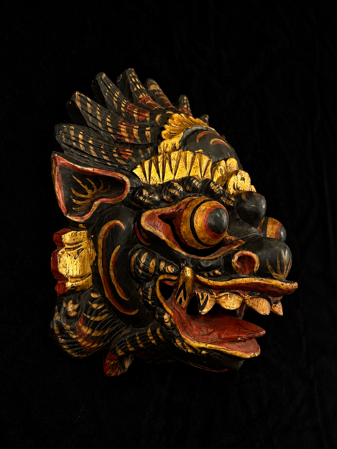 Vintage Balinese Guardian Spirit Mask