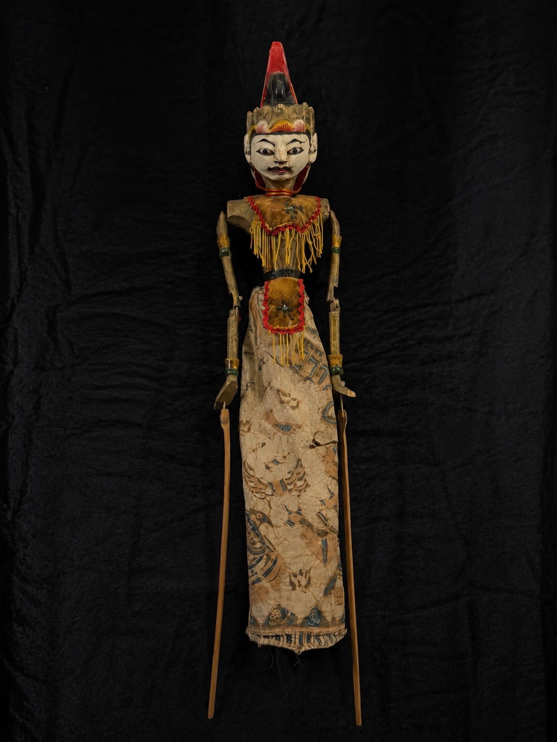 Vintage Indonesian Deity Puppet