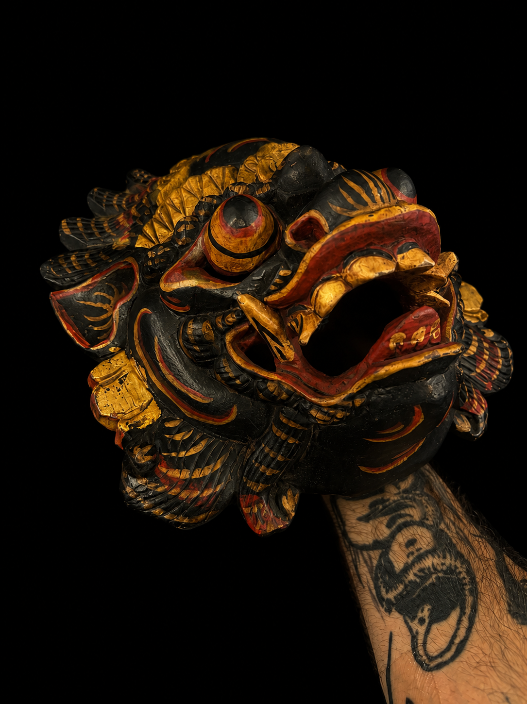 Vintage Balinese Guardian Spirit Mask