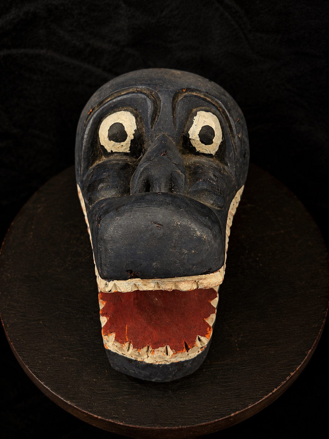 Mid-Century Folk Art Creature Mask