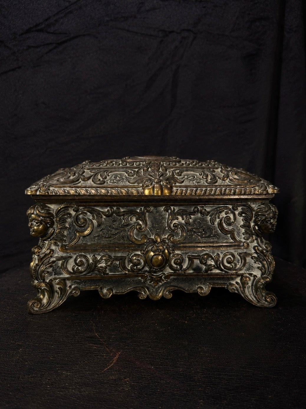 Vintage Italian Keepsake Casket Rococo Revival