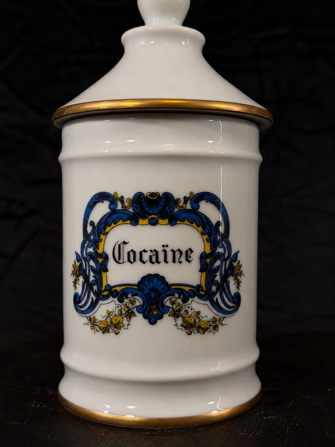 Vintage French Apothecary "Cocaine" Jar