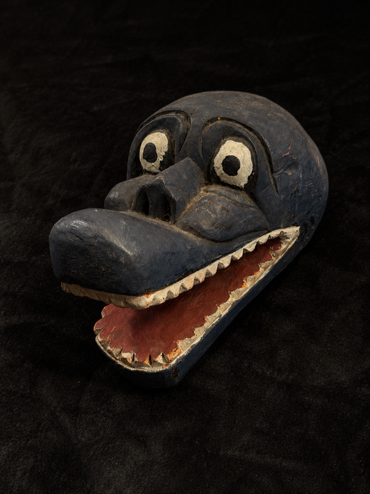 Mid-Century Folk Art Creature Mask