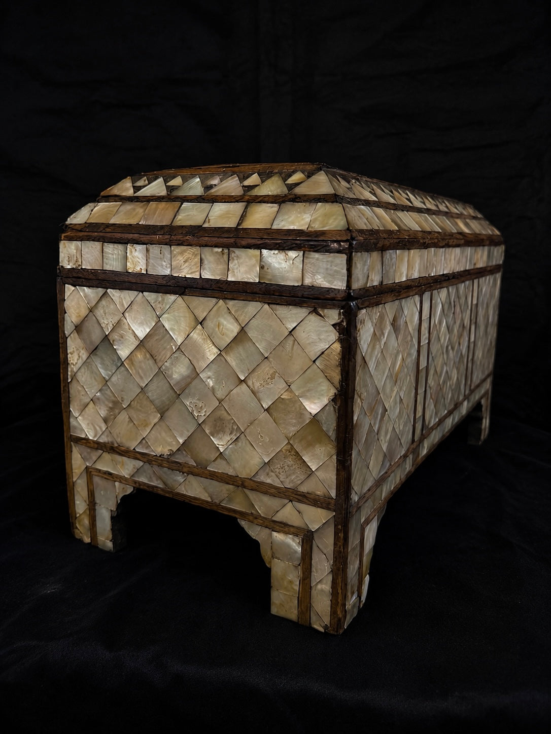 19th-Century Mother-of-Pearl Treasure Chest
