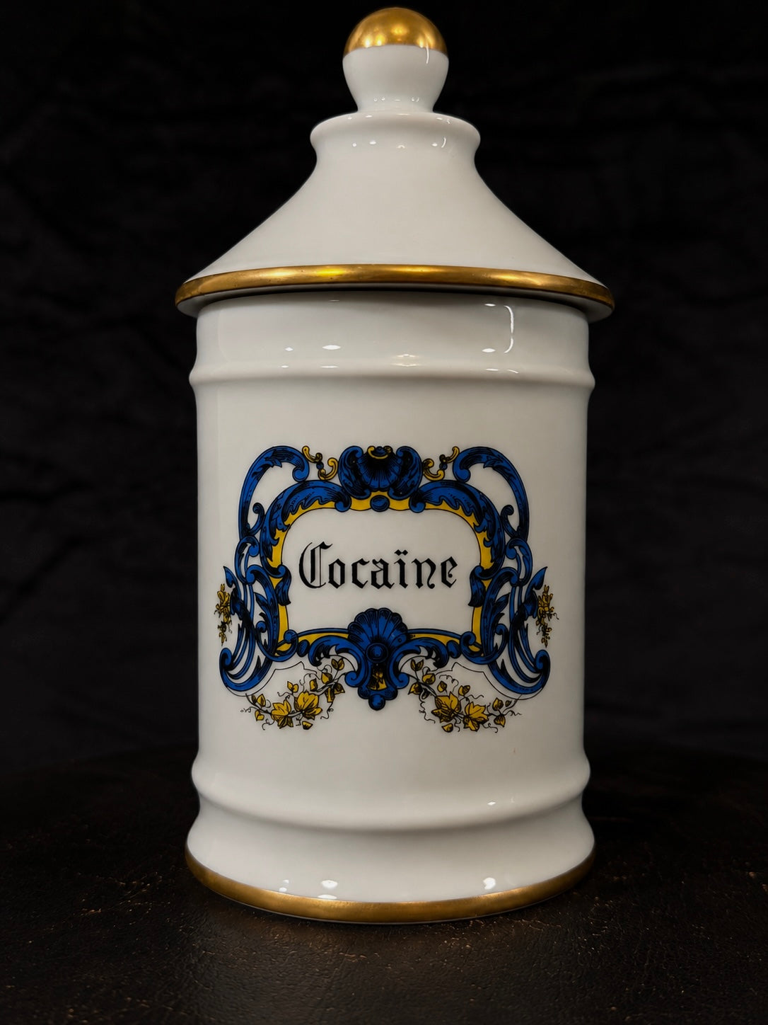 Vintage French Apothecary "Cocaine" Jar