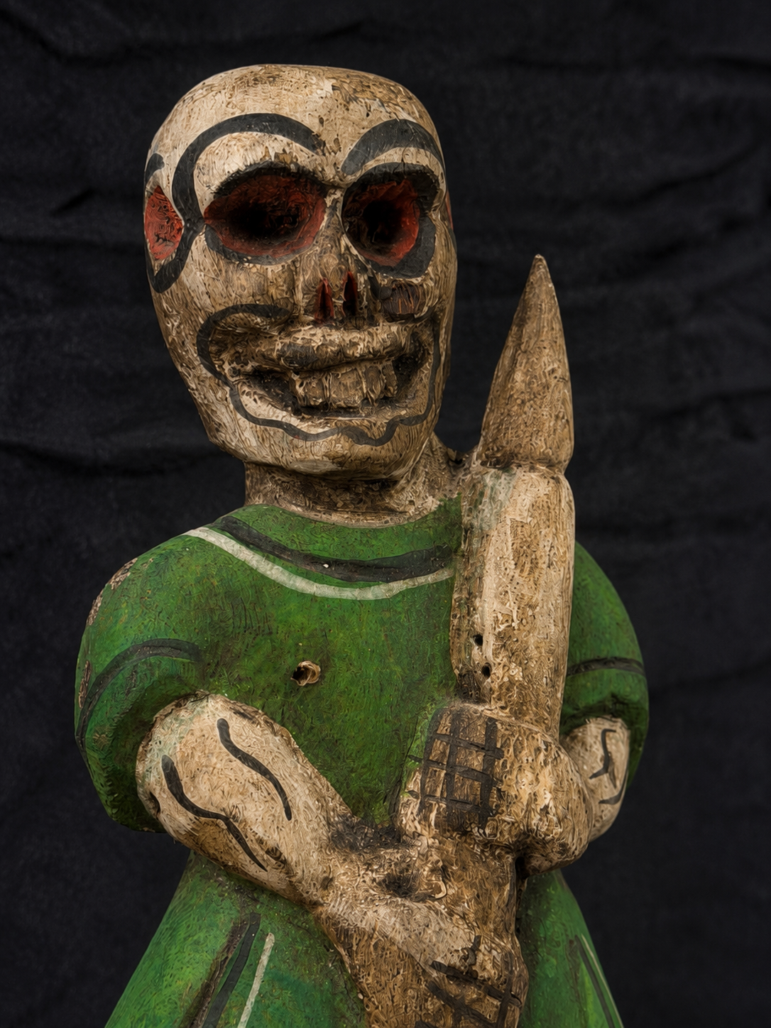 Vintage Mexican Death Statue