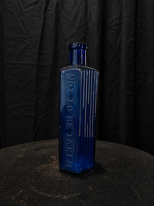 Victorian Era "NOT TO BE TAKEN" Poison Bottle #2