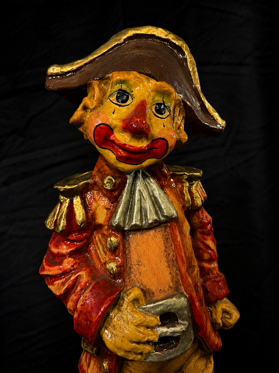 Vintage Mexican Folk Papier-Mâché Clown
