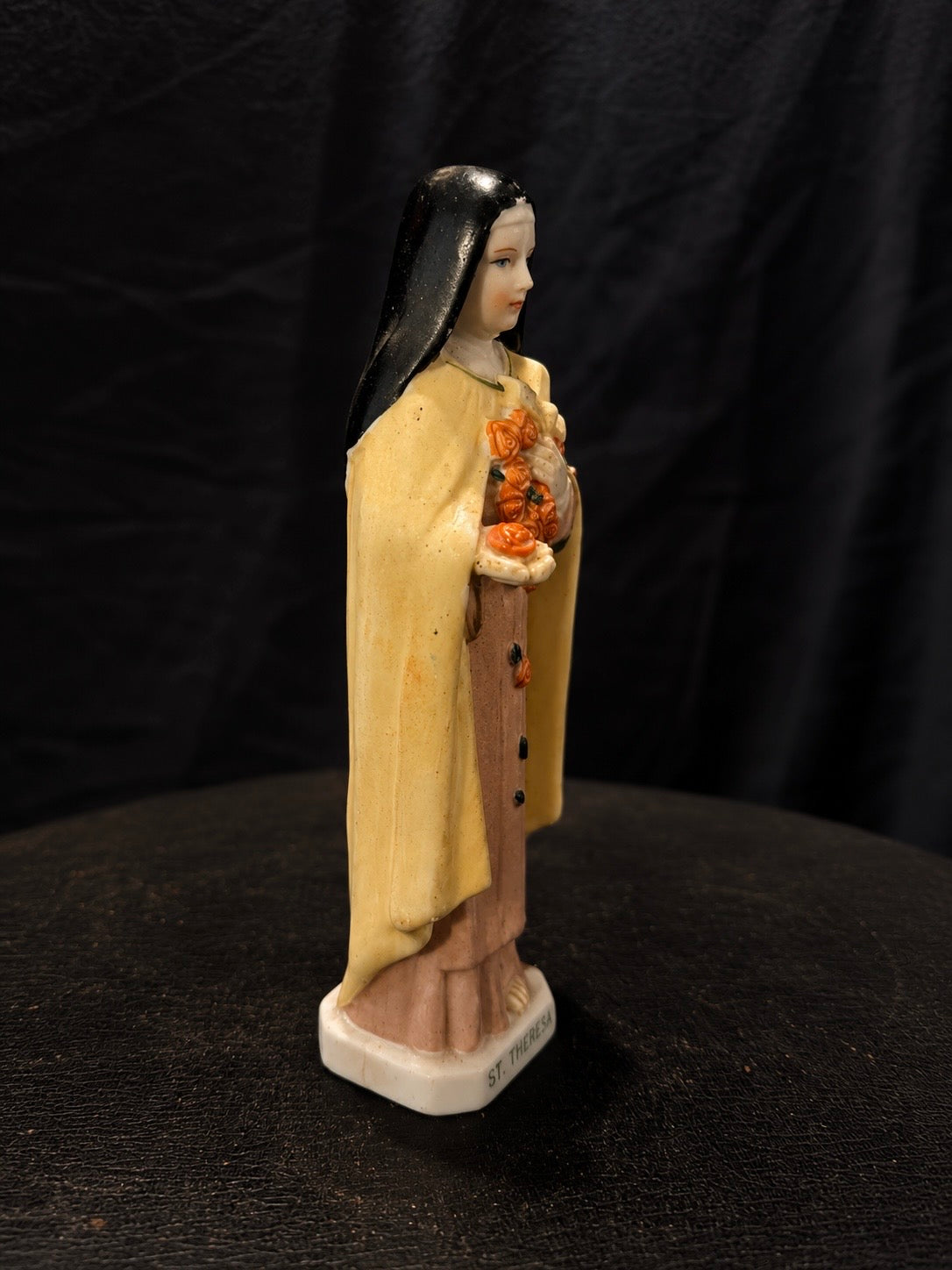 Vintage St. Thérèse Porcelain Devotional Statue