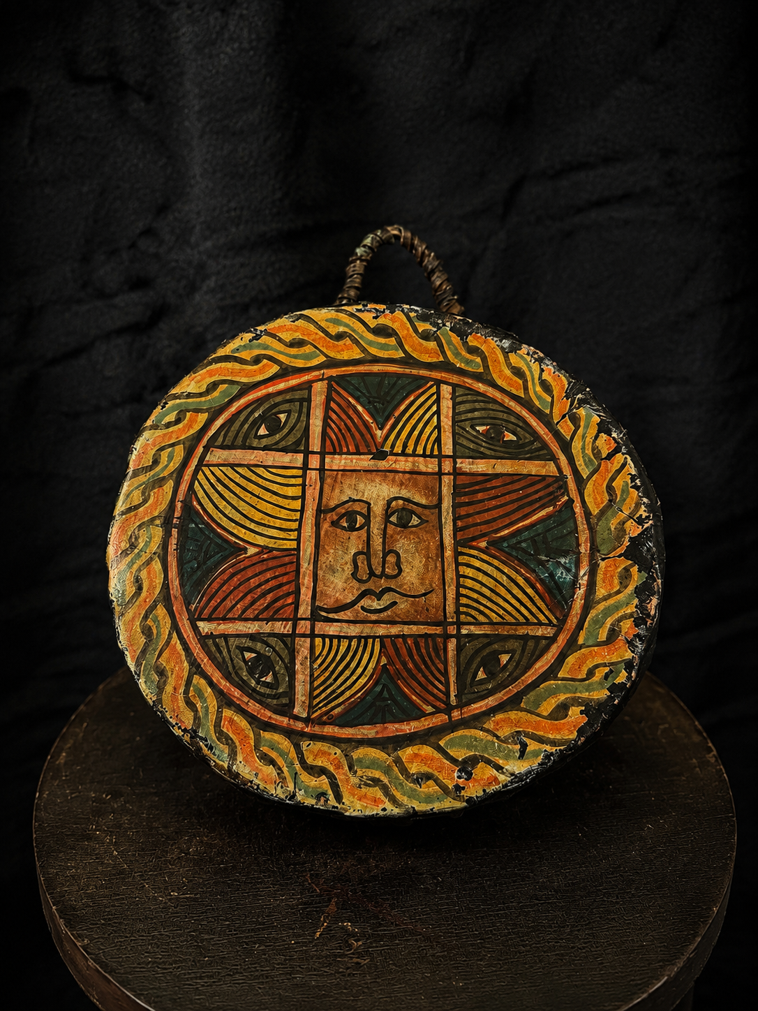 Ethiopian Orthodox Ritual Drum (Kebero)