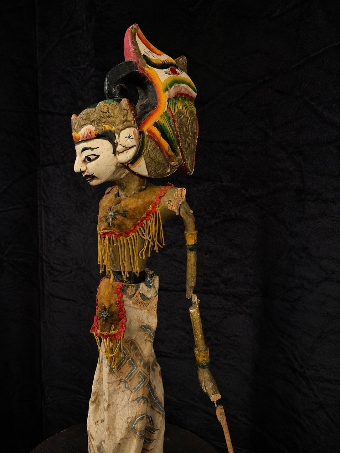 Vintage Indonesian Deity Puppet