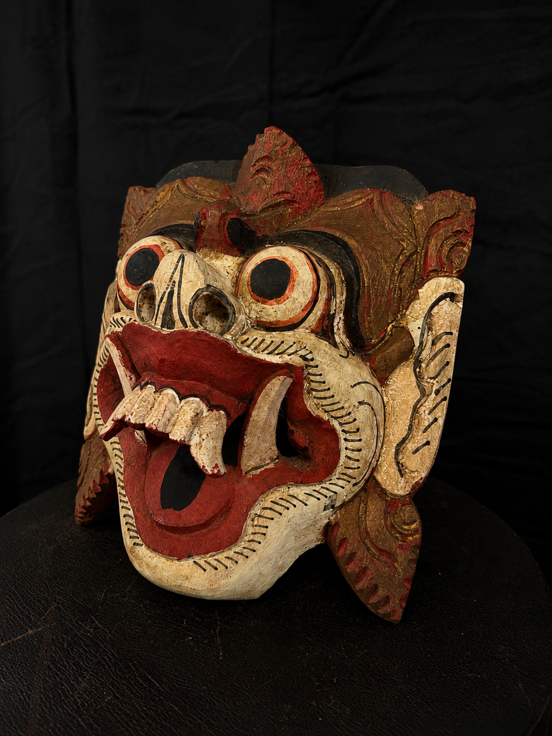 Vintage Balinese Witch Queen Mask