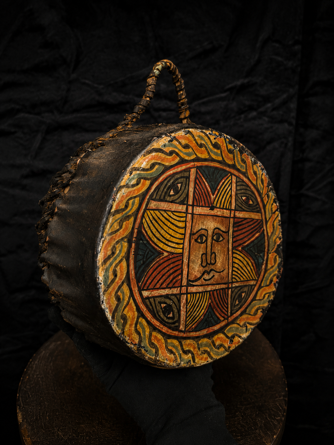Ethiopian Orthodox Ritual Drum (Kebero)