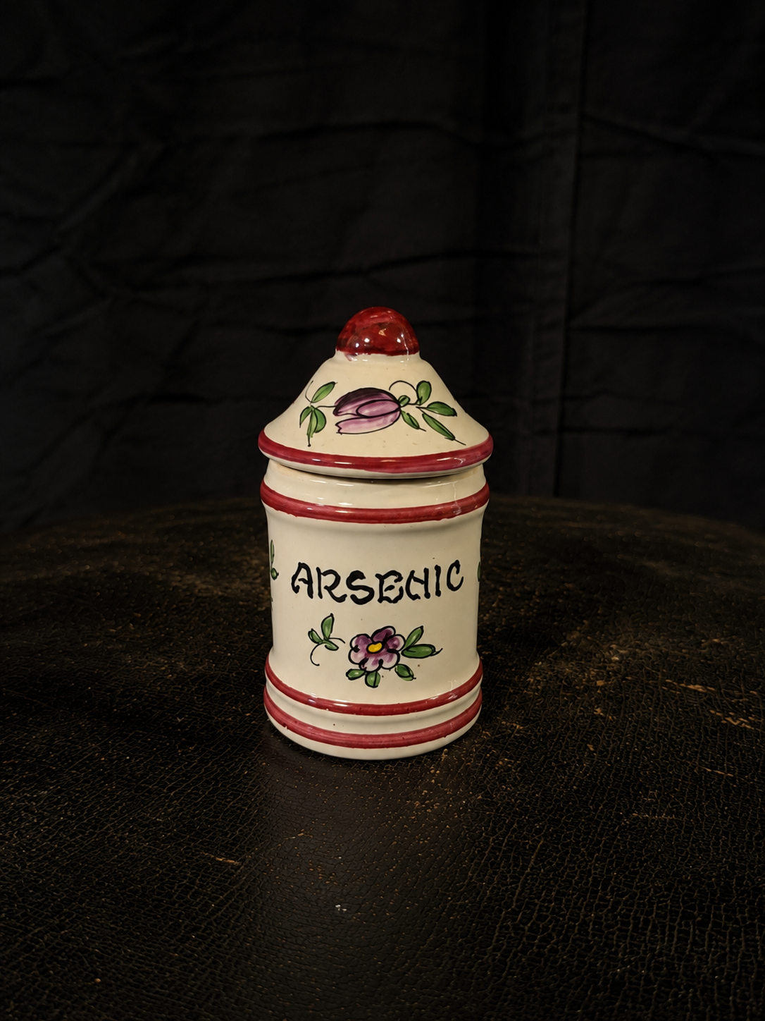 Vintage French "Arsenic" Apothecary Jar P