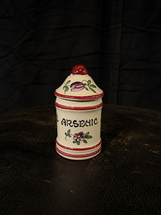 Vintage French "Arsenic" Apothecary Jar P
